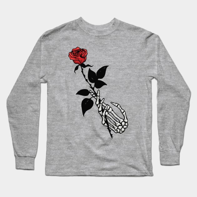 In my lonely garden a rose has bloomed🥀 Long Sleeve T-Shirt by Bam Store